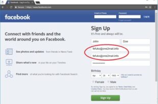 Create a Facebook account without a phone number