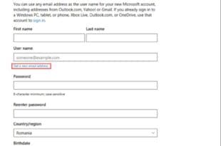 Create a Hotmail account without a phone